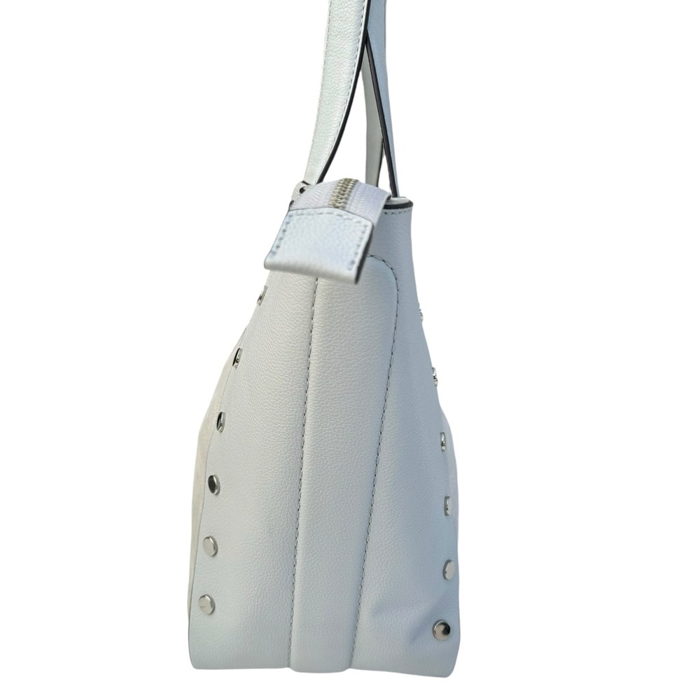 Henri Bendel Cooper Shoulder Bag Nubuck Leather Tote - Picture 8 of 17